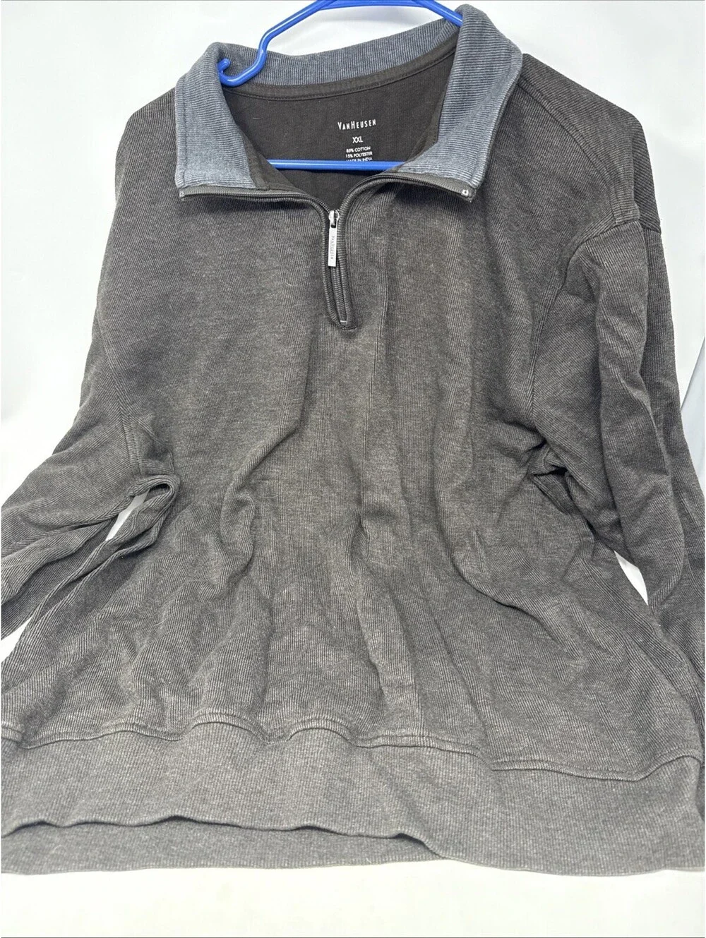 Van Heusen Men’s Dark Colored pullover Long Sleeve Sweater Size XXL